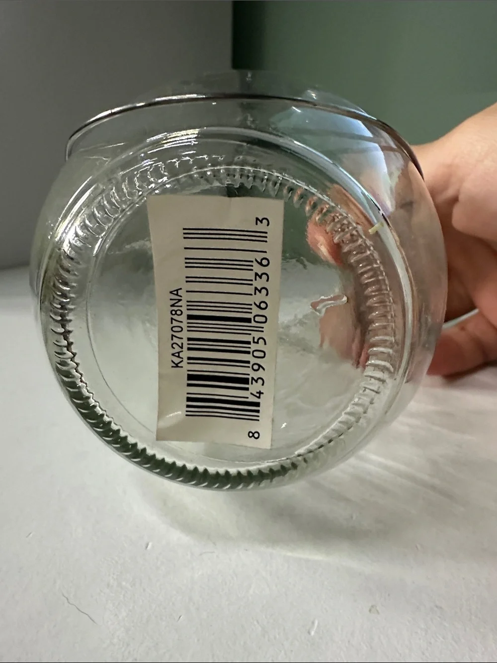 Kate Aspen Clear Glass Lantern with Metal Handle -25 Available